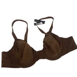 Skims Sheer Fits Everybody Unlined Underwire Bra Smokey Quartz 38A NWT